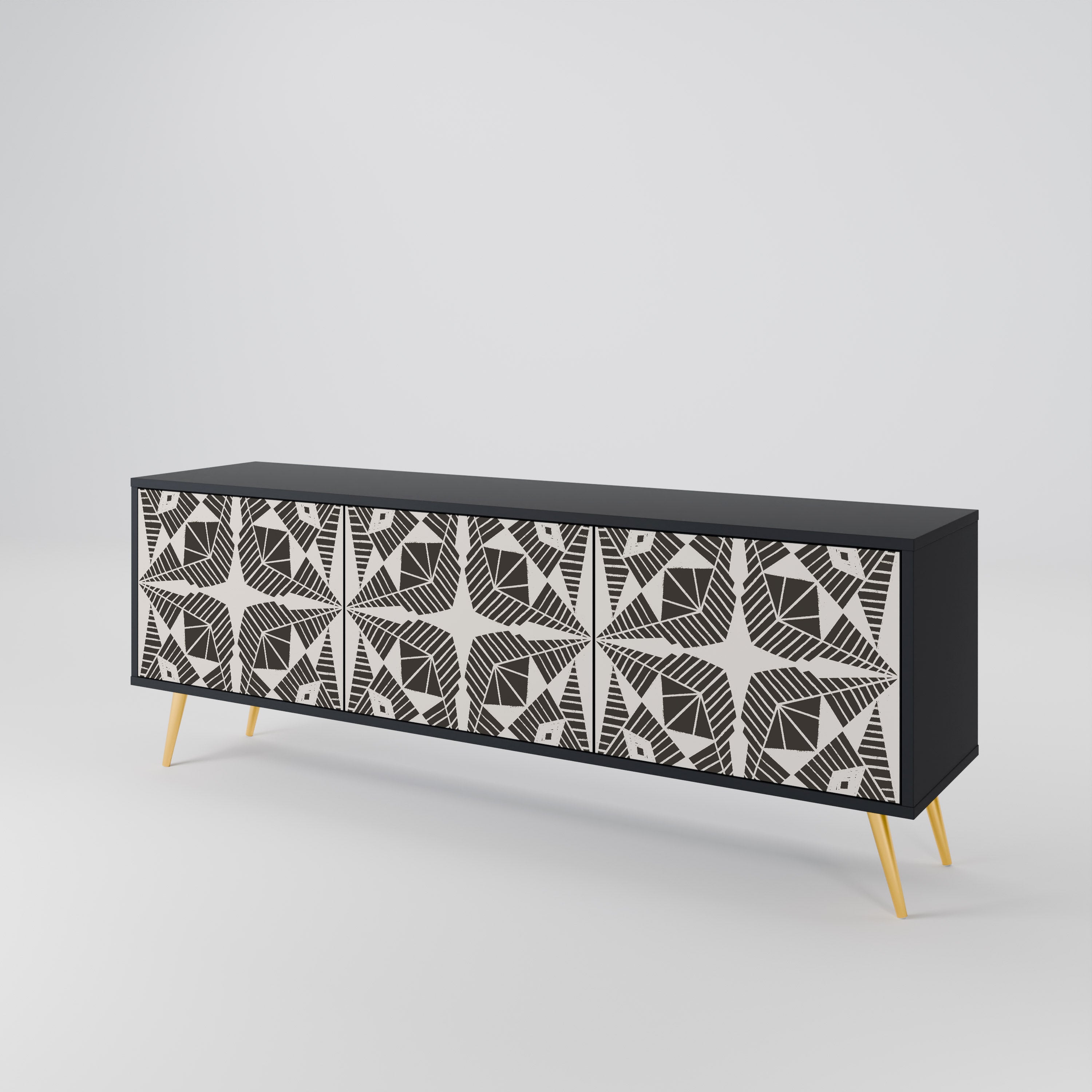 MONOCHROME NEXUS 3-Door TV Cabinet