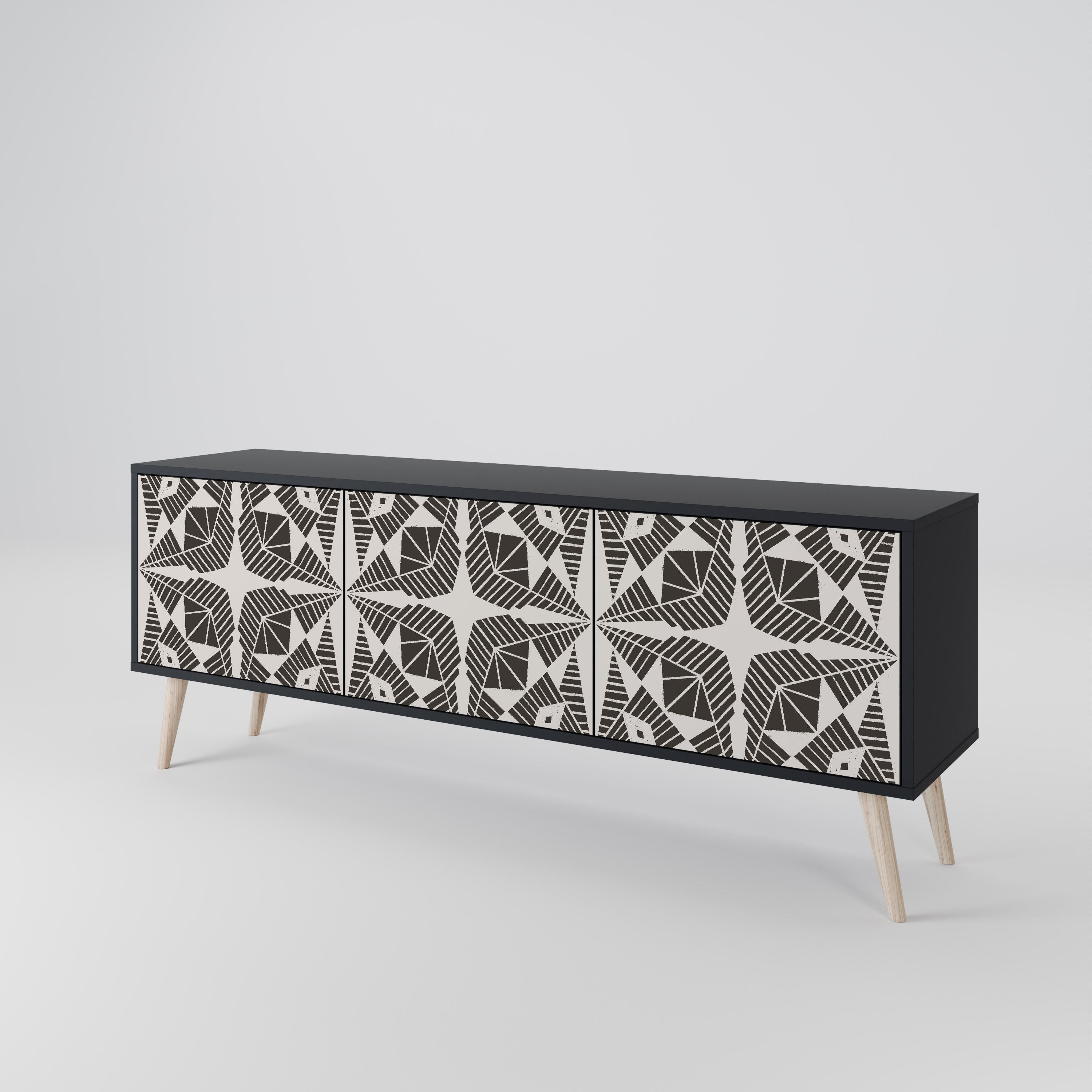 MONOCHROME NEXUS 3-Door TV Cabinet