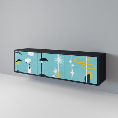 PATHS TO HAPPINESS 3-Door TV Cabinet