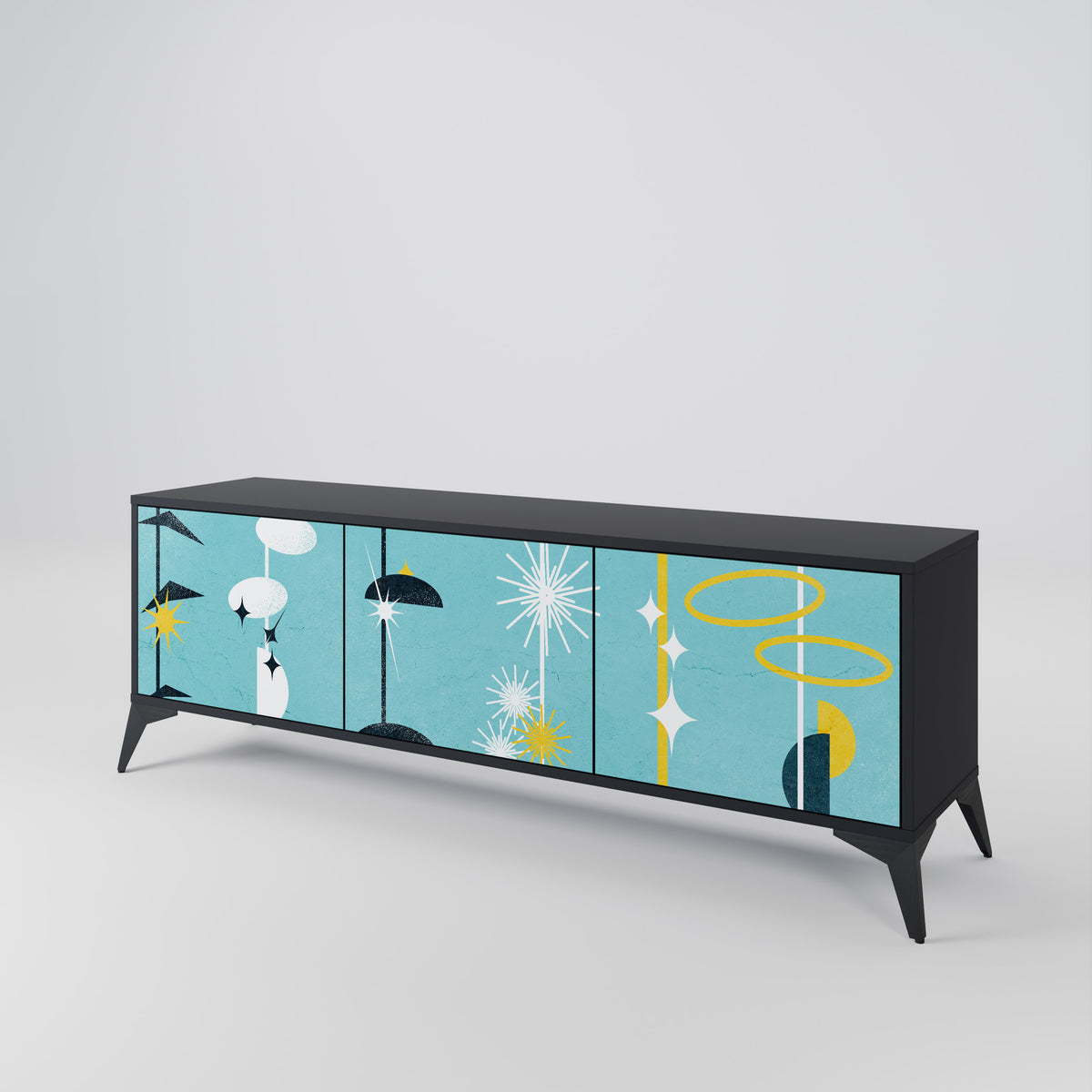 PATHS TO HAPPINESS 3-Door TV Cabinet