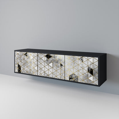 ASHEN ARIA 3-Door TV Cabinet