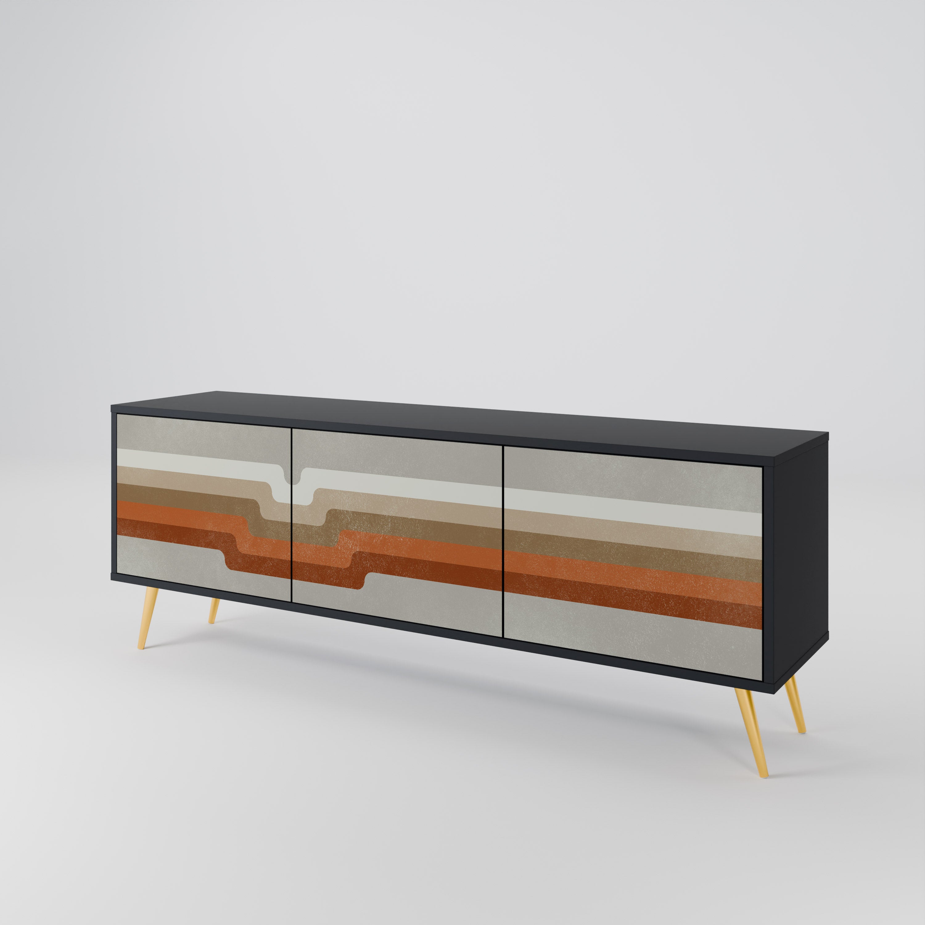 PECULIAR TRAIL 3-Door TV Cabinet