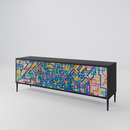 MEMORIES MAP 3-Door TV Cabinet