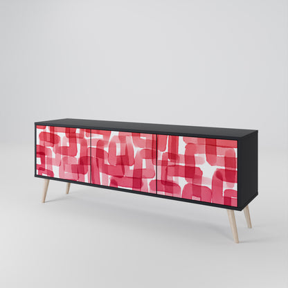 KALEIDOSCOPIC CUBISM 3-Door TV Cabinet