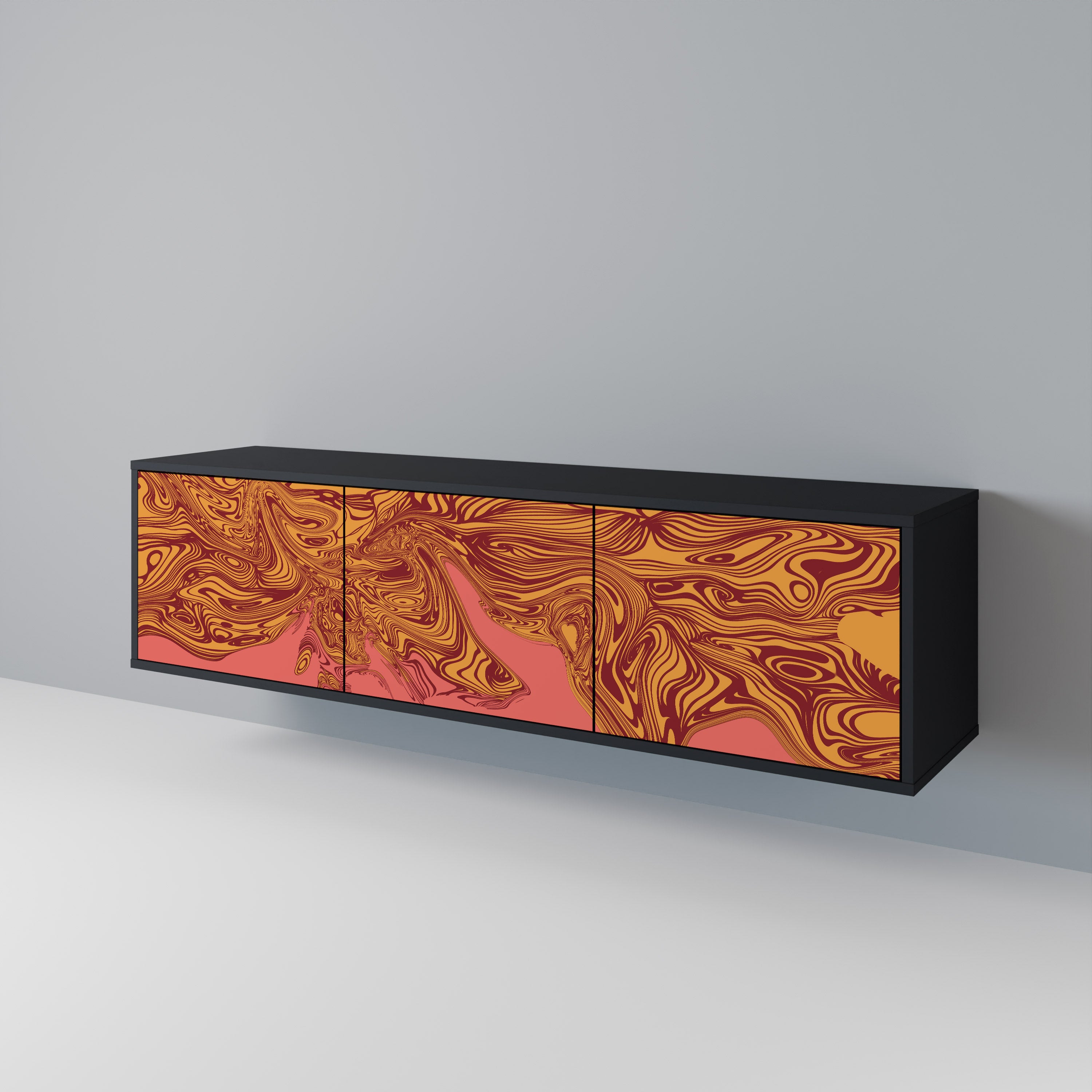 FLOATING THOUGHTS 3-Door TV Cabinet