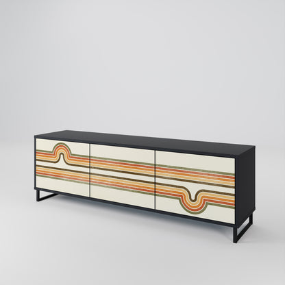 EXCEPTIONAL STREAM 3-Door TV Cabinet