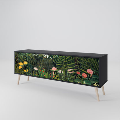 VIRGIN FOREST WITH SUNSET 3-Door TV Cabinet