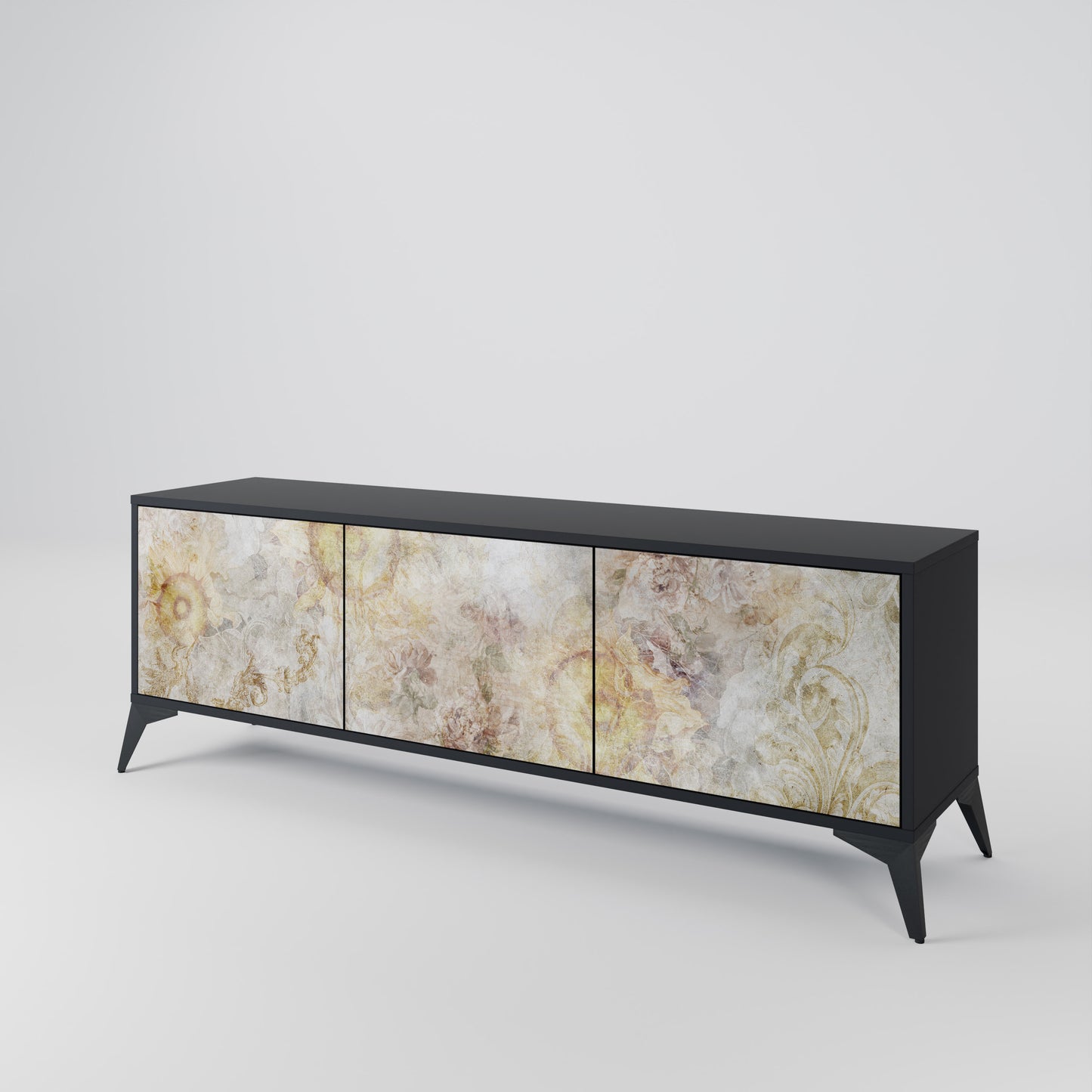 SUNFLOWER BLUR 3-Door TV Cabinet