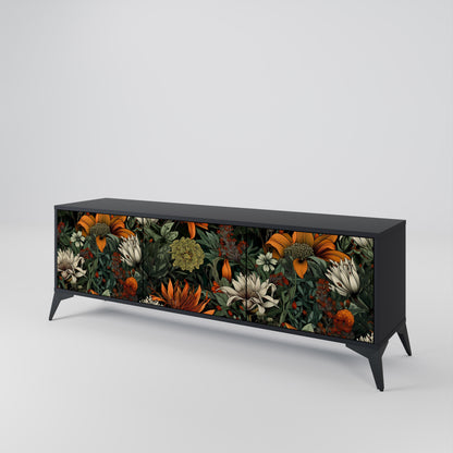 MIDNIGHT SPROUT 3-Door TV Cabinet
