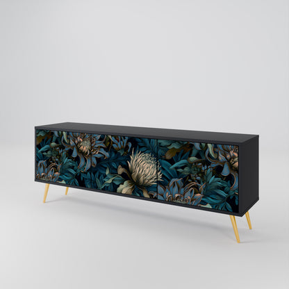 TWILIGHT BLOOM 3-Door TV Cabinet