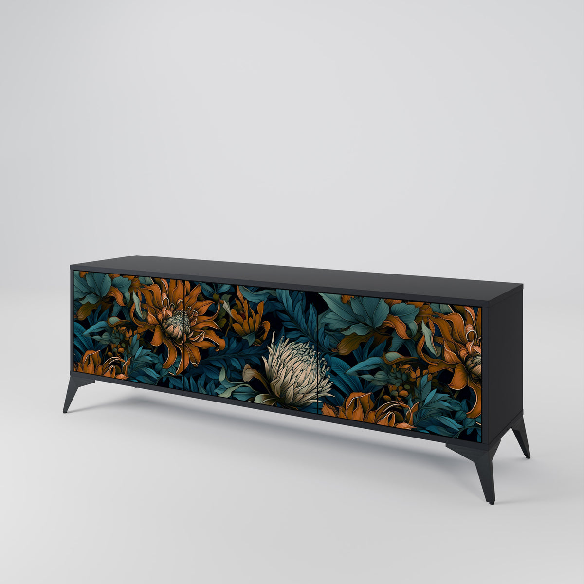 MORNING BLOOM 3-Door TV Cabinet