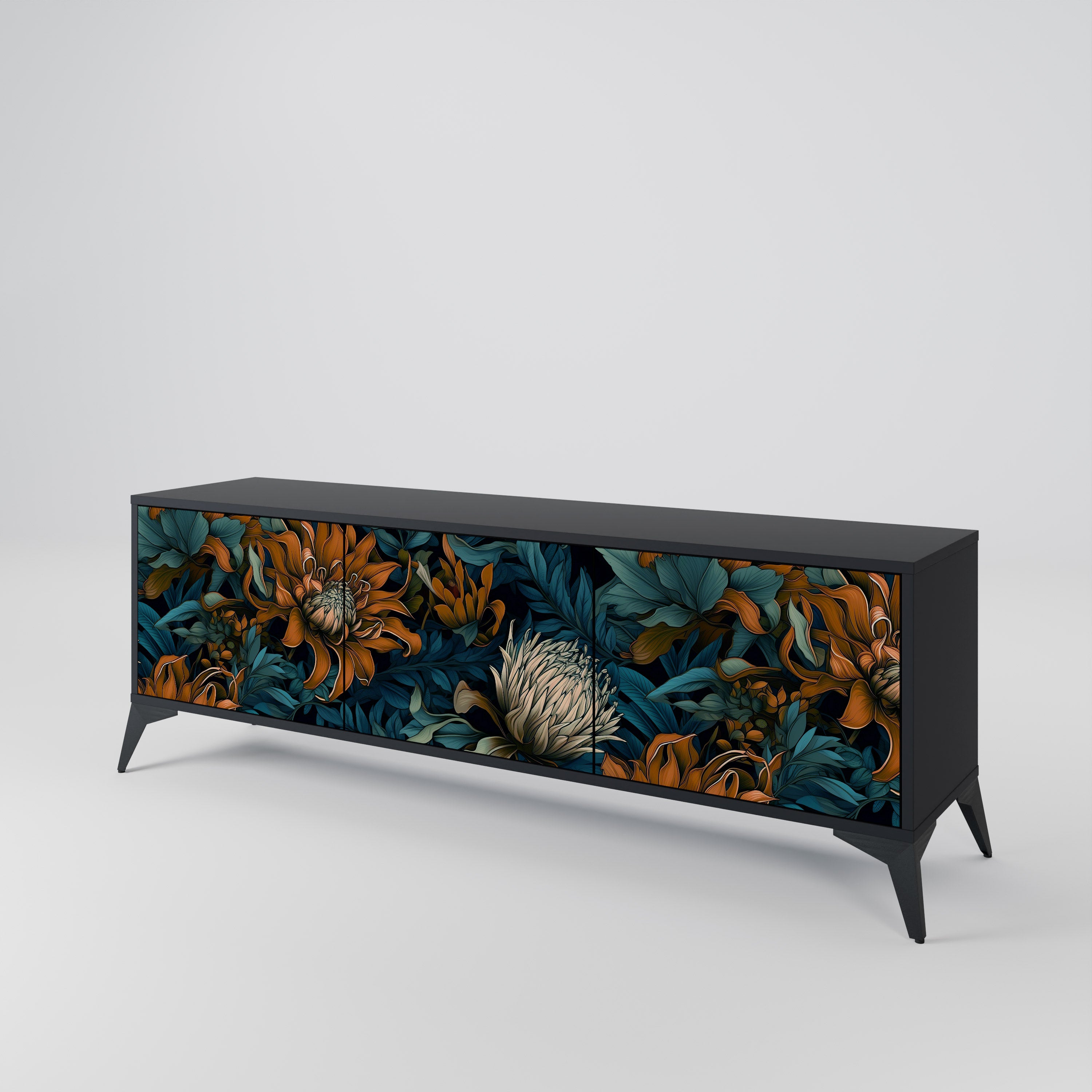MORNING BLOOM 3-Door TV Cabinet