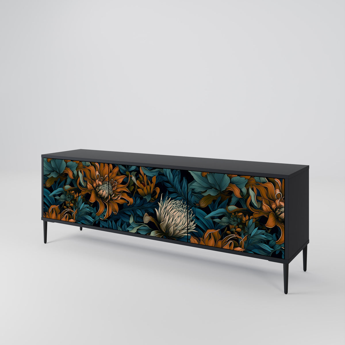 MORNING BLOOM 3-Door TV Cabinet
