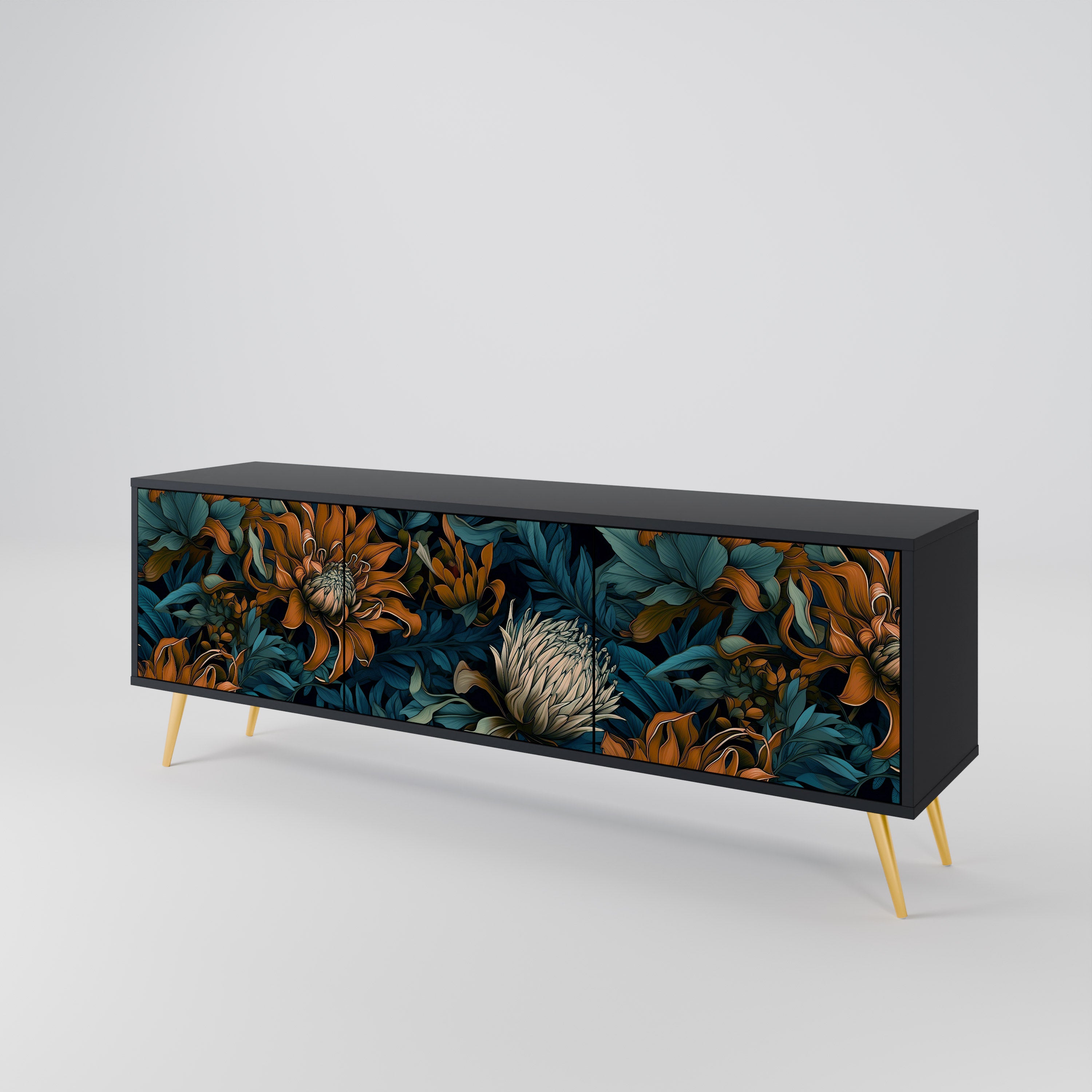MORNING BLOOM 3-Door TV Cabinet