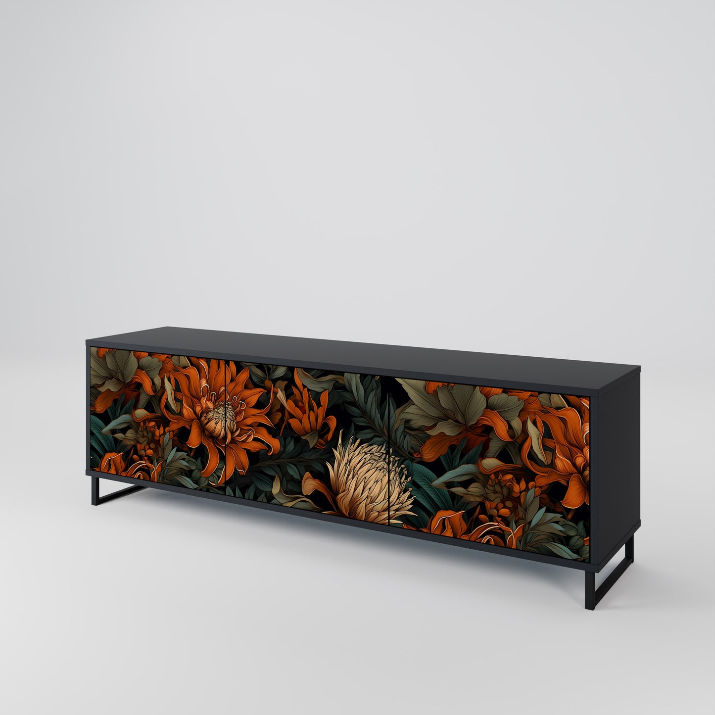 DAWN BLOOM 3-Door TV Cabinet