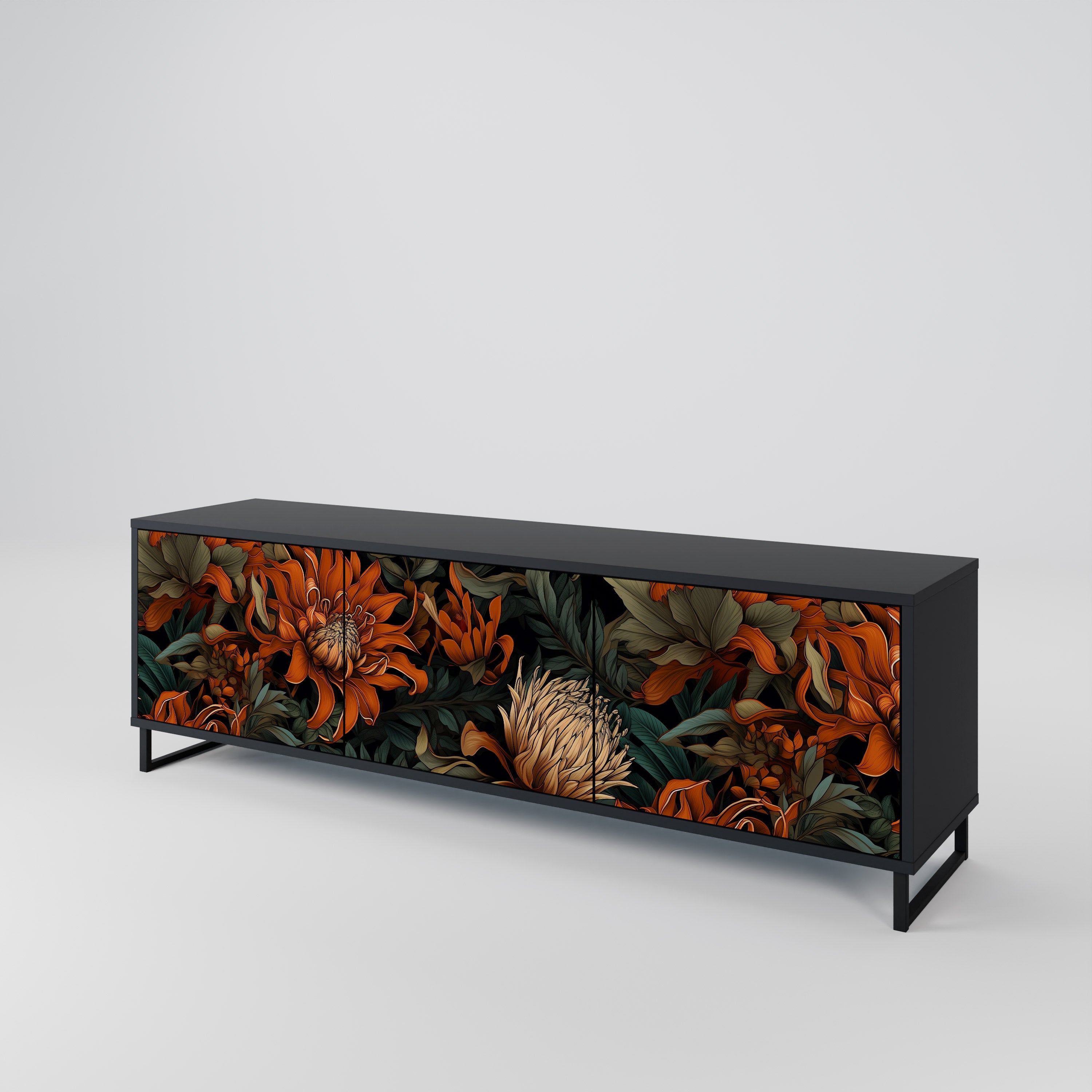 DAWN BLOOM 3-Door TV Cabinet
