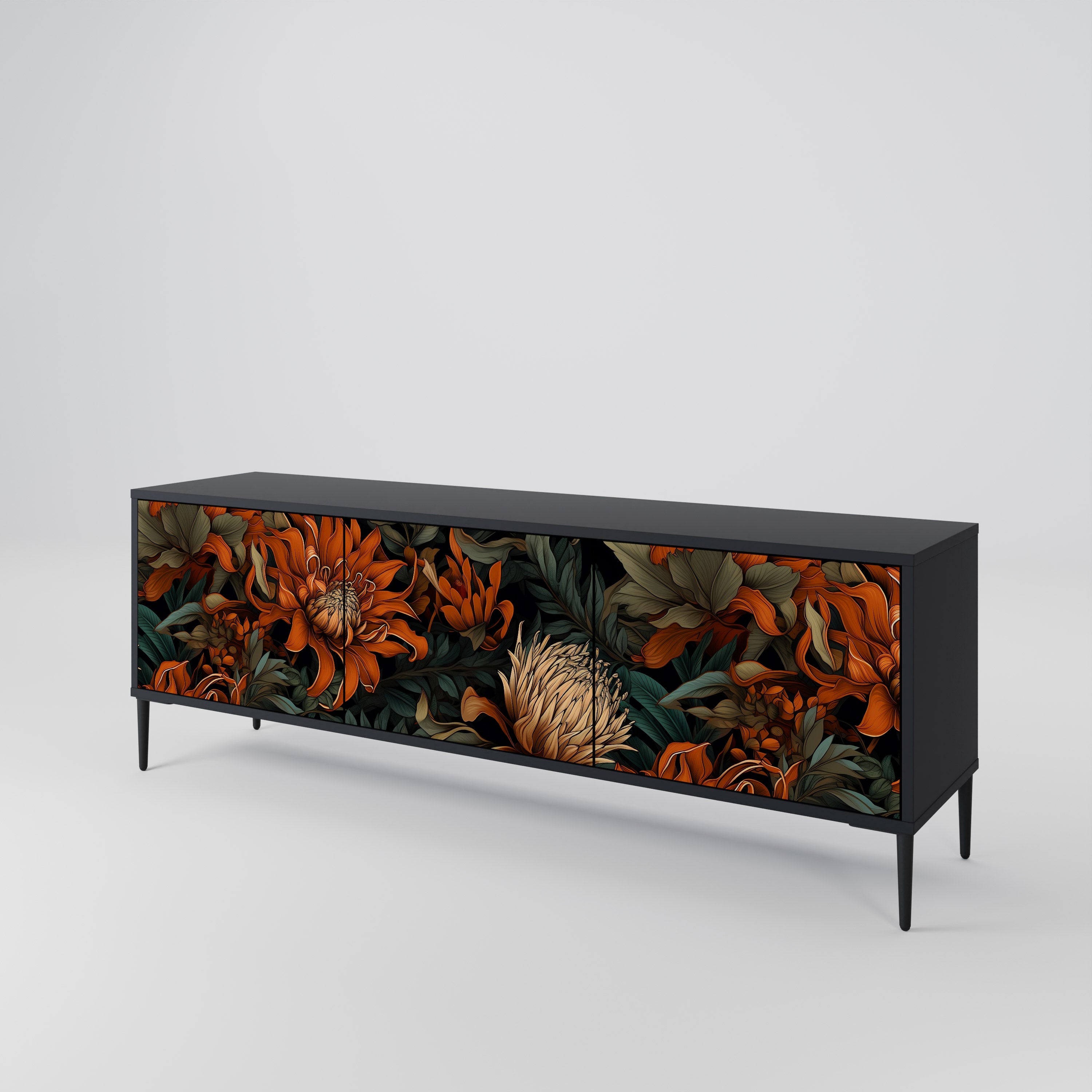 DAWN BLOOM 3-Door TV Cabinet