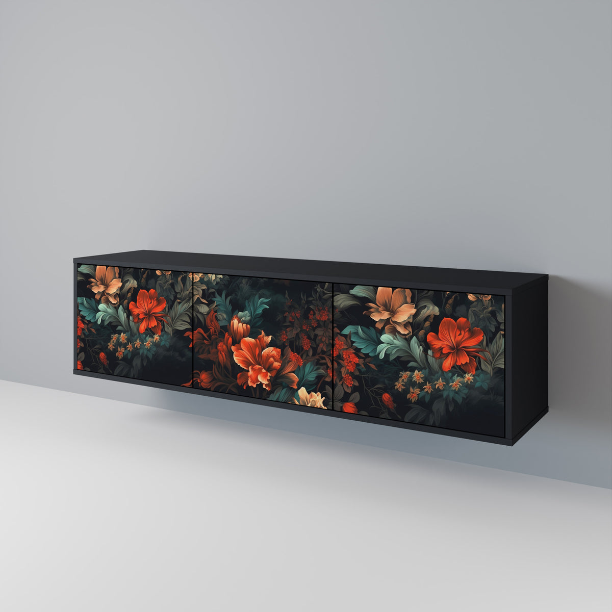 IMAGINARY BLOSSOM 3-Door TV Cabinet