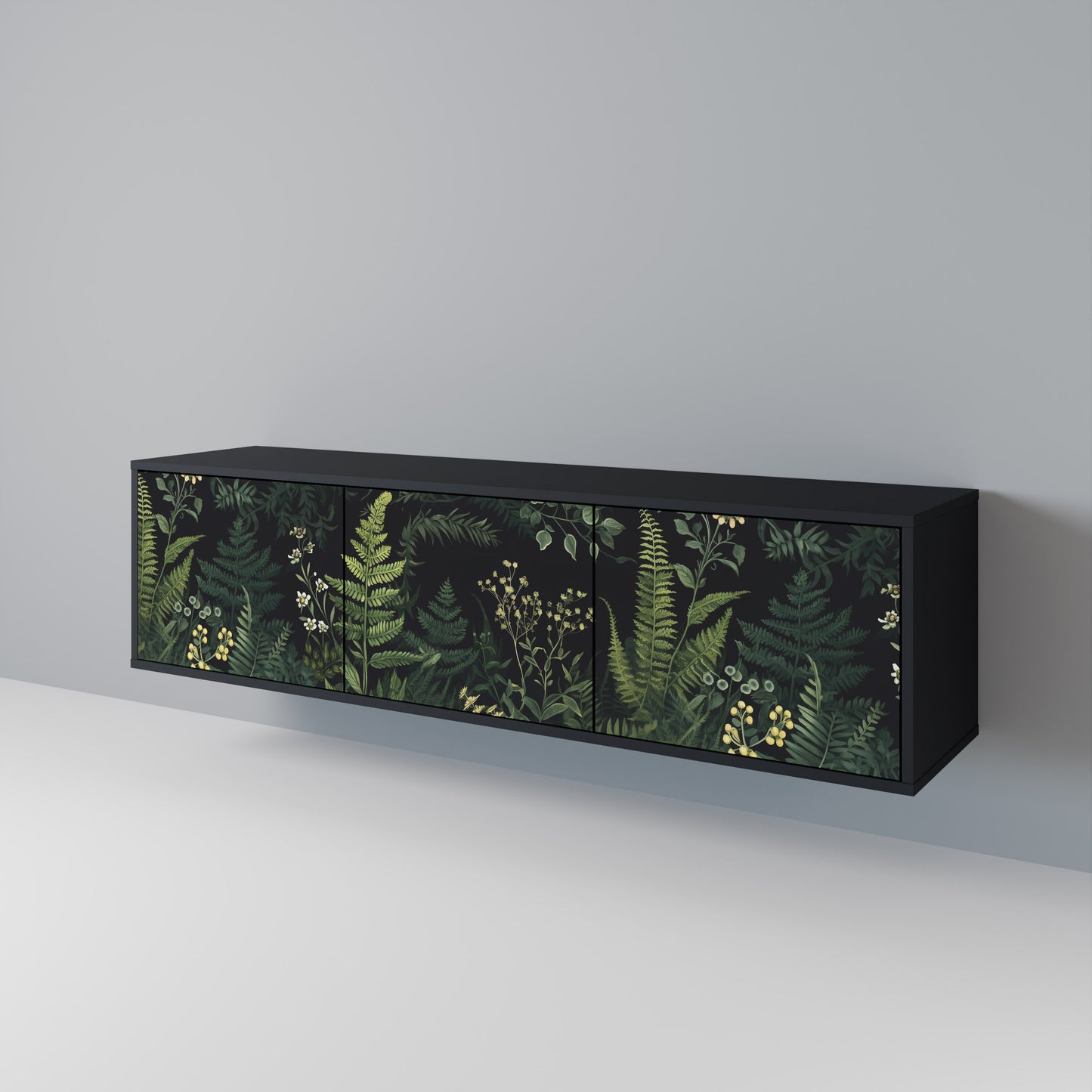 FERN FLOWERS 3-Door TV Cabinet