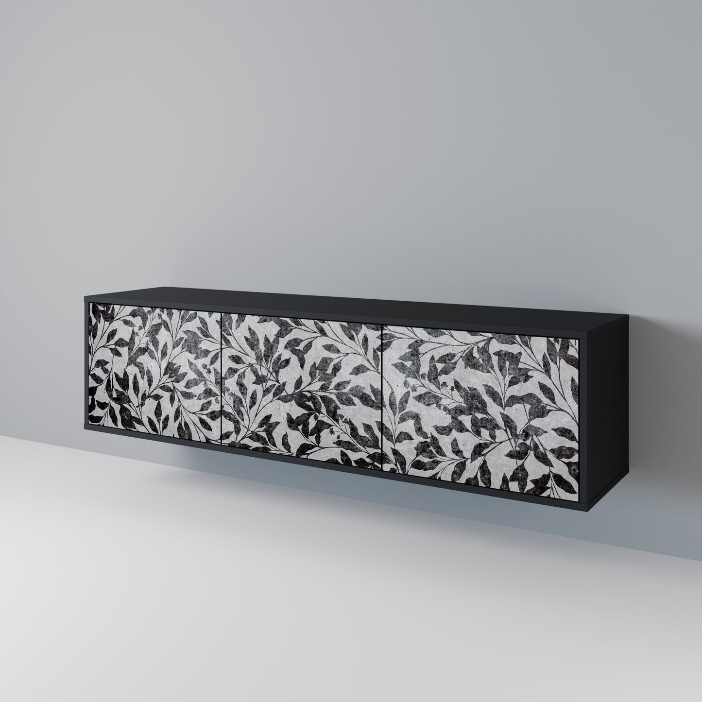 CHARCOAL SPROUT 3-Door TV Cabinet