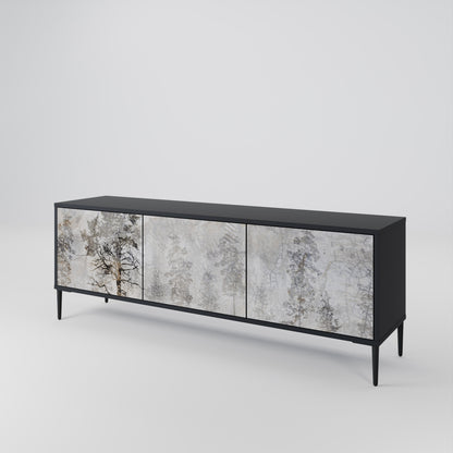 FADE IN THE TREES 3-Door TV Cabinet