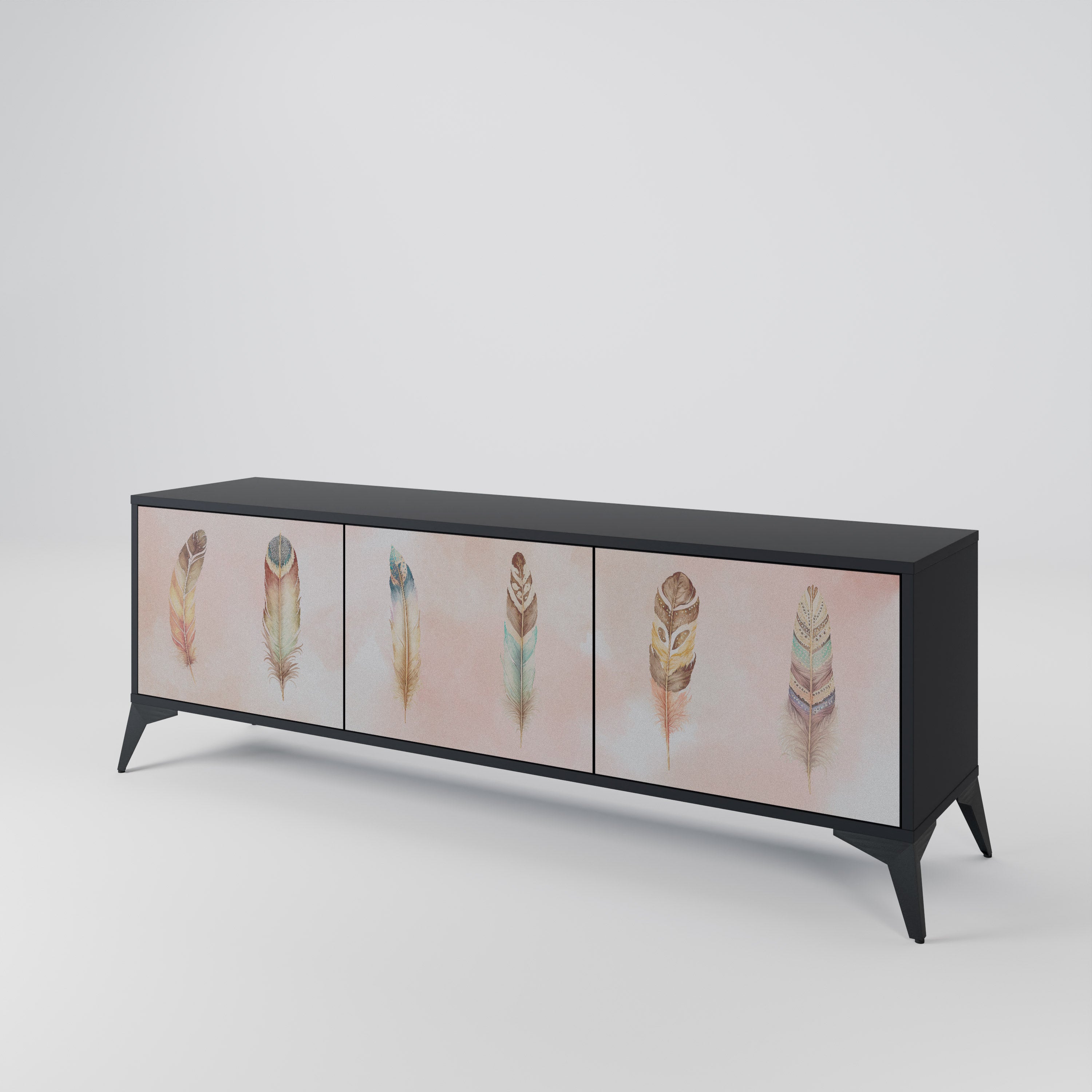 THE DELIQUESCE 3-Door TV Cabinet