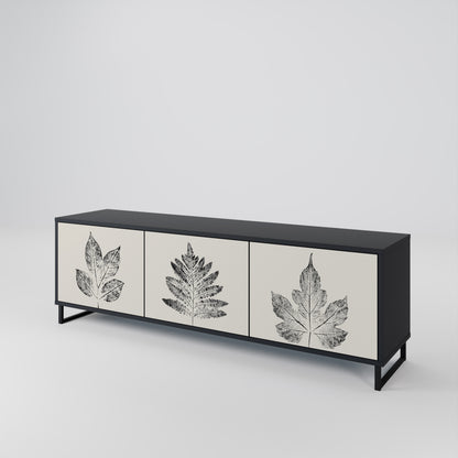LEAFY STAMPS 3-Door TV Cabinet