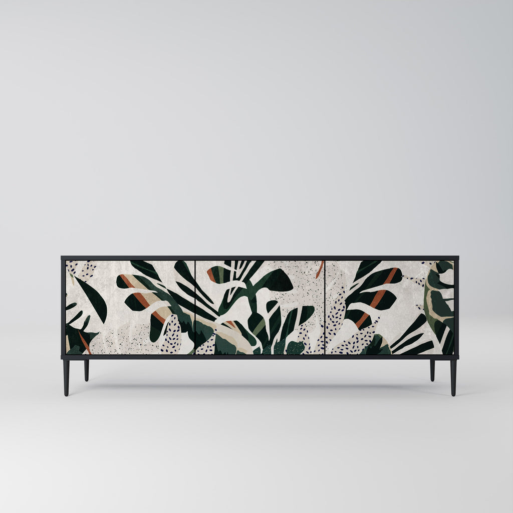 Meuble TV 3 portes VERDURE FORMATION finition noire