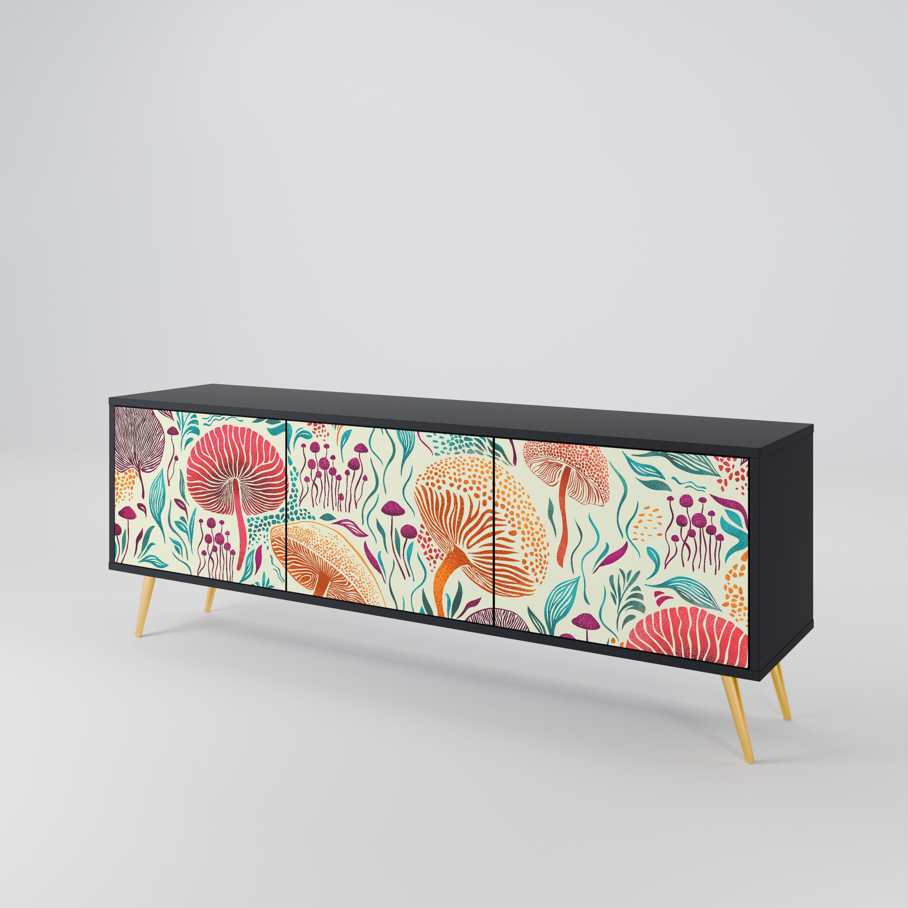 FUNGUS FANTASY 3-Door TV Cabinet