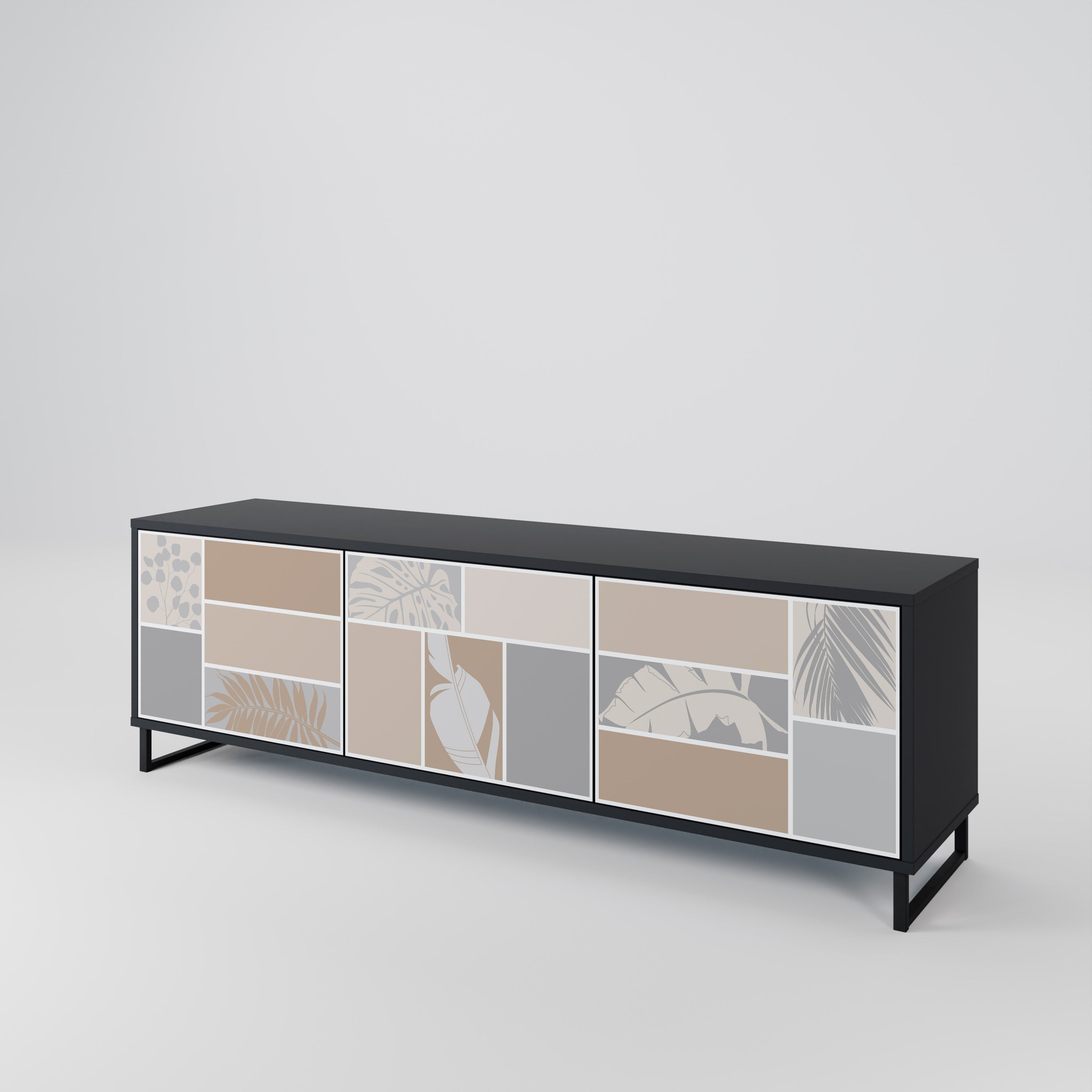 TROPICAL SHAPES 3-Door TV Cabinet