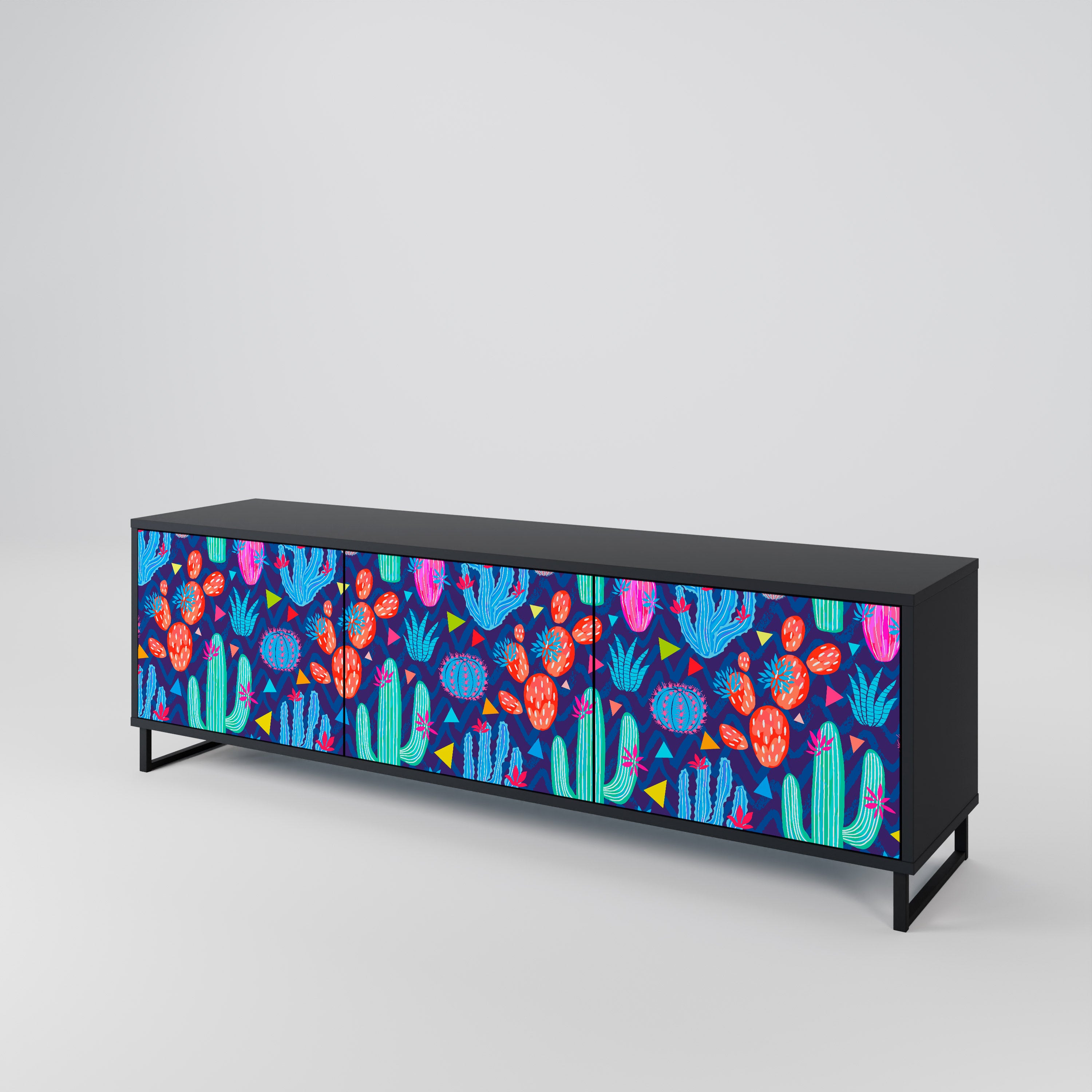CACTUS VIBES 3-Door TV Cabinet