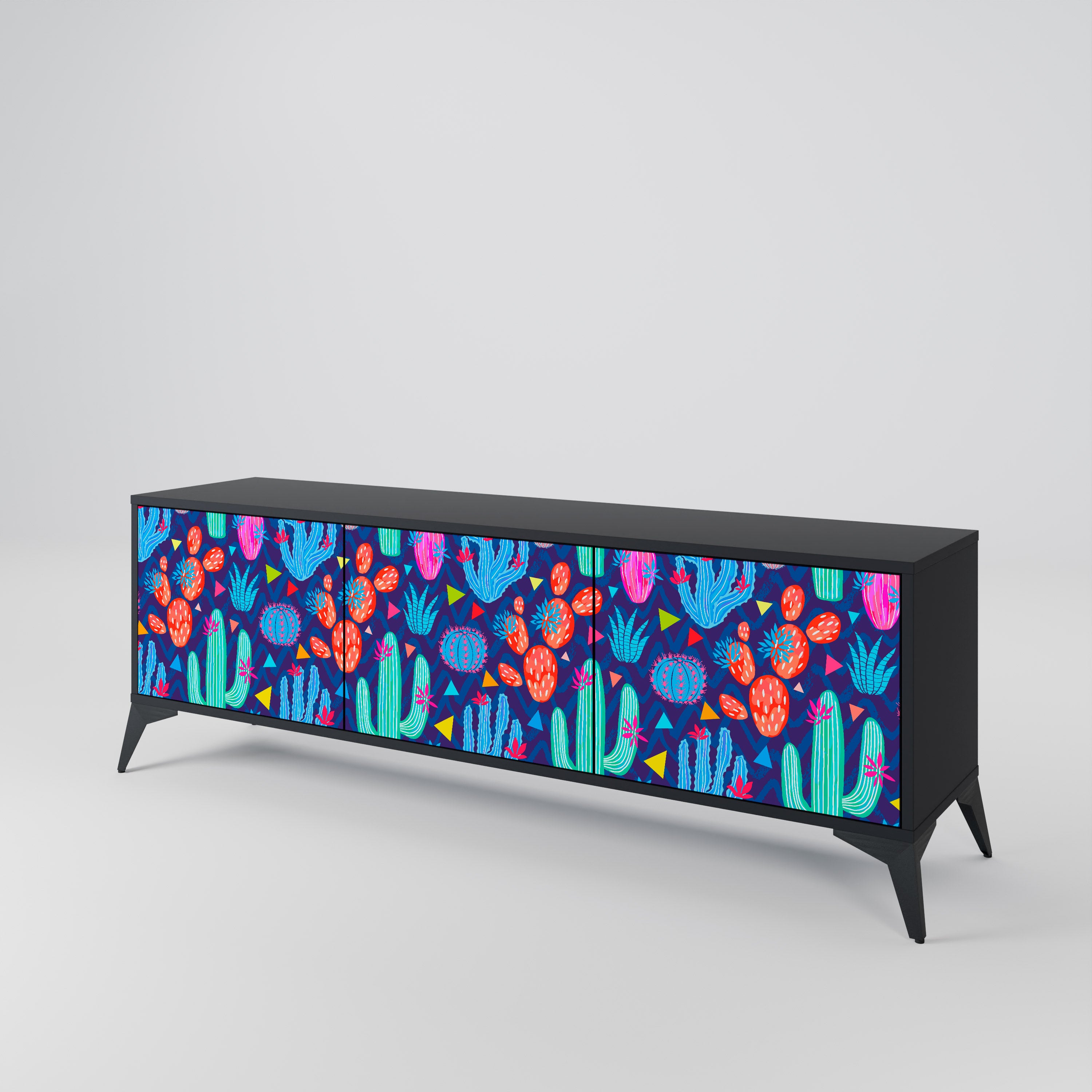 CACTUS VIBES 3-Door TV Cabinet