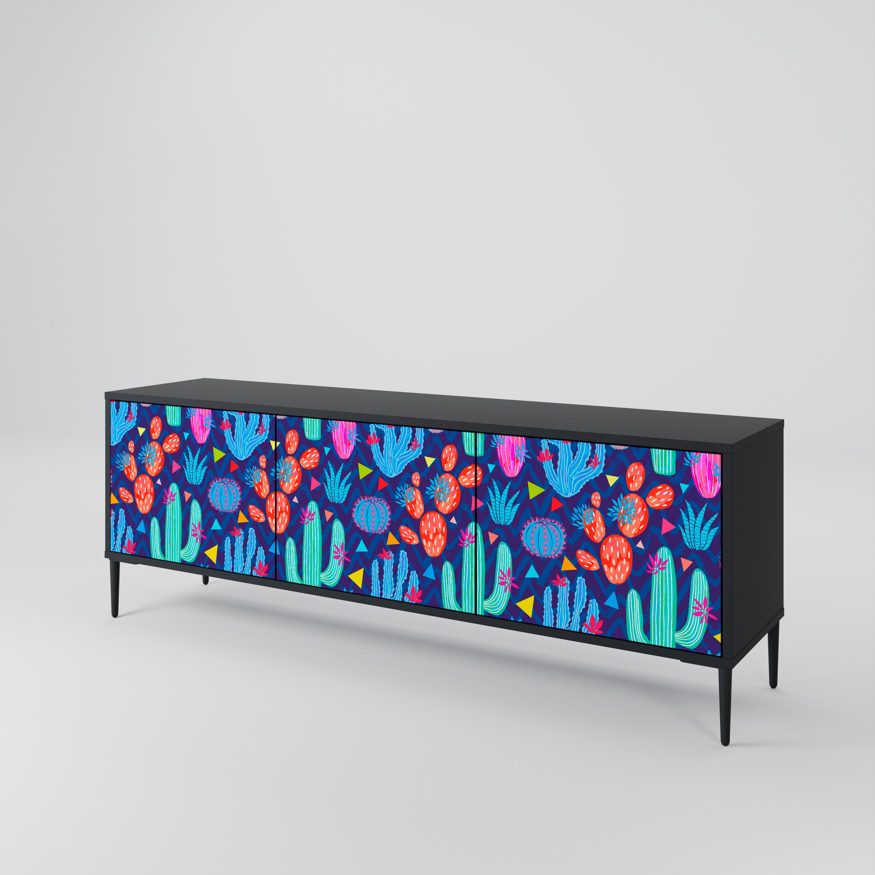 CACTUS VIBES 3-Door TV Cabinet