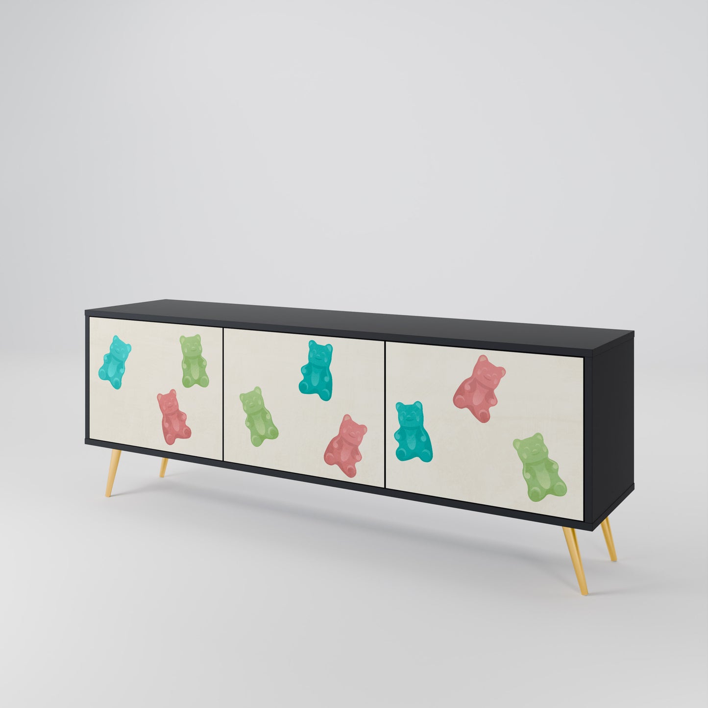 GUMMY BEARS 3-Door TV Cabinet