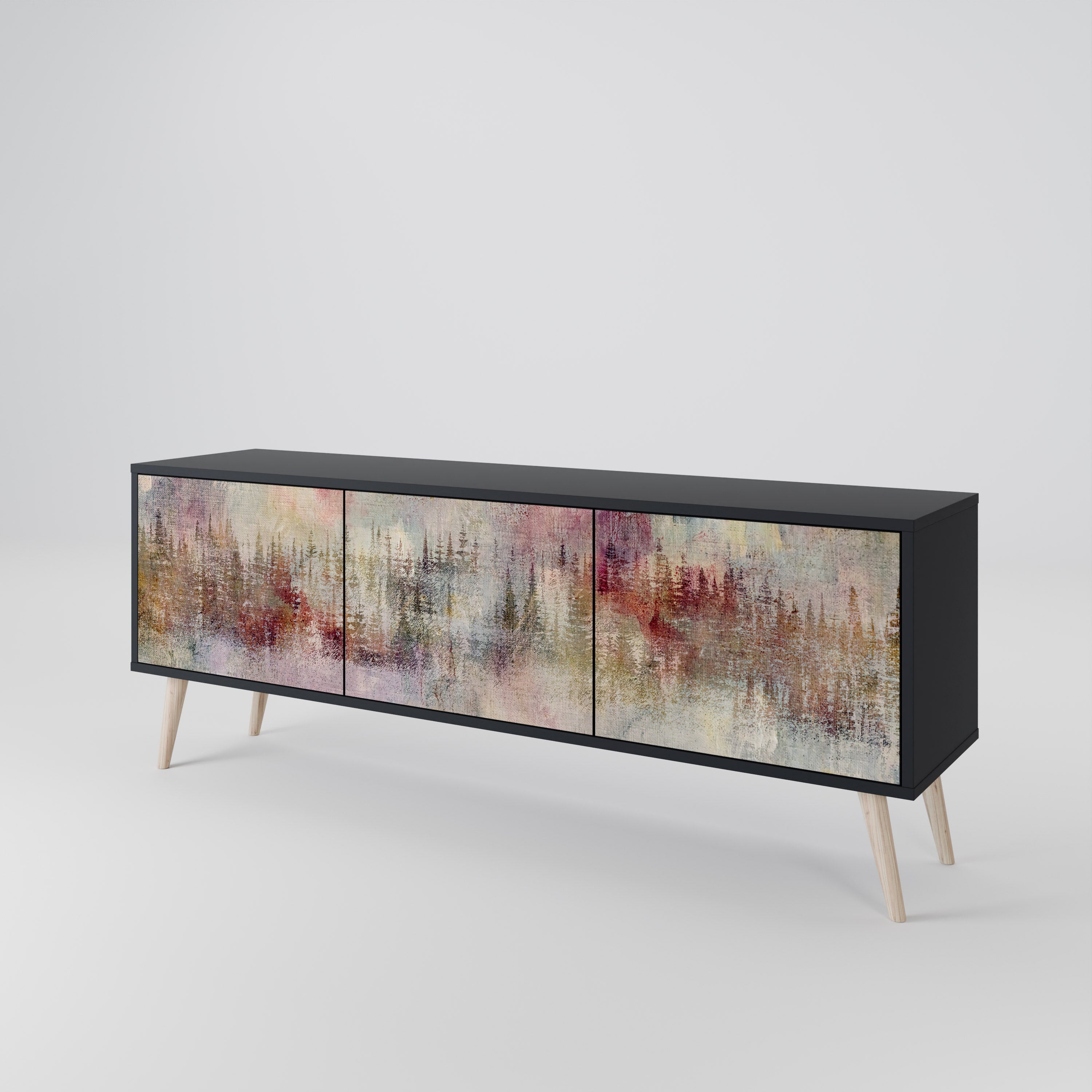 VEILED SUMMIT 3-Door TV Cabinet