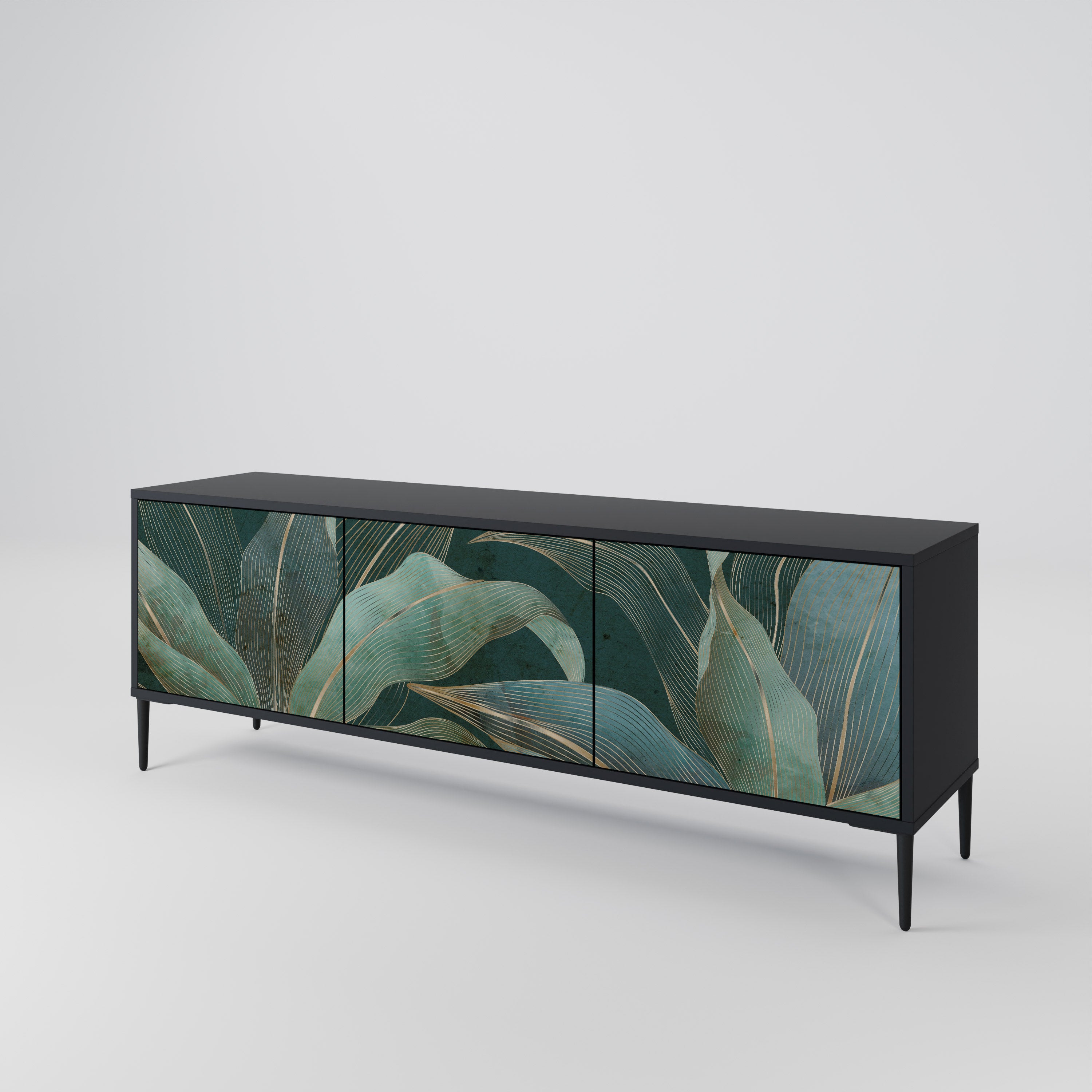 ROYAL GREEN 3-Door TV Cabinet