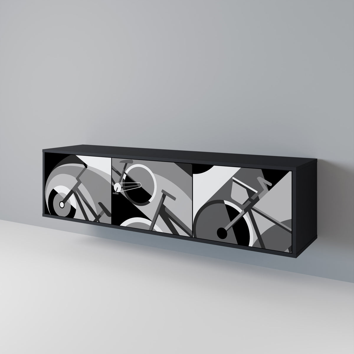 BIKE ENERGY 3-Door TV Cabinet