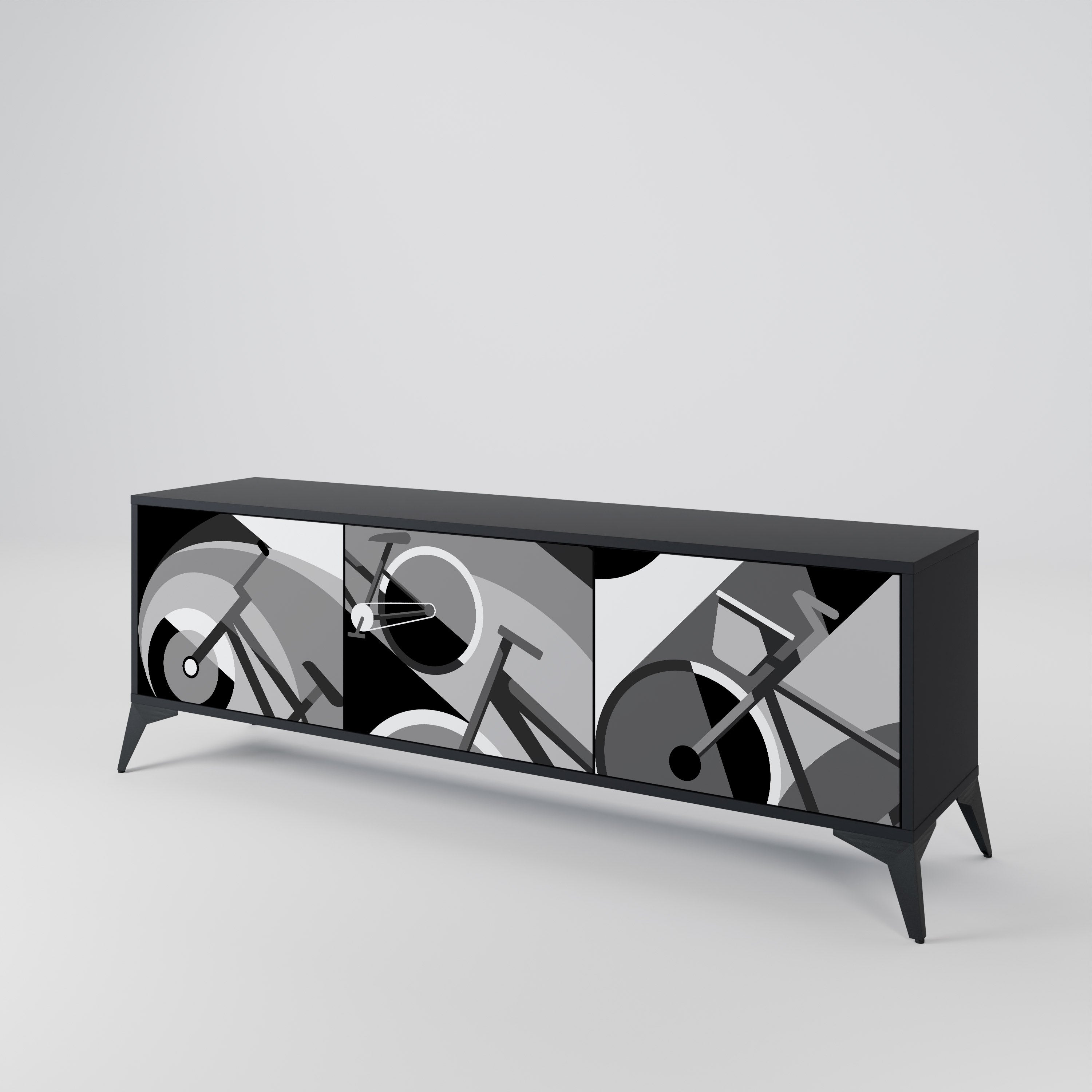 BIKE ENERGY 3-Door TV Cabinet