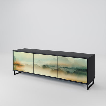 MORNING BY THE LAKE 3-Door TV Cabinet