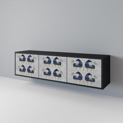 MAJESTIC STEED 3-Door TV Cabinet