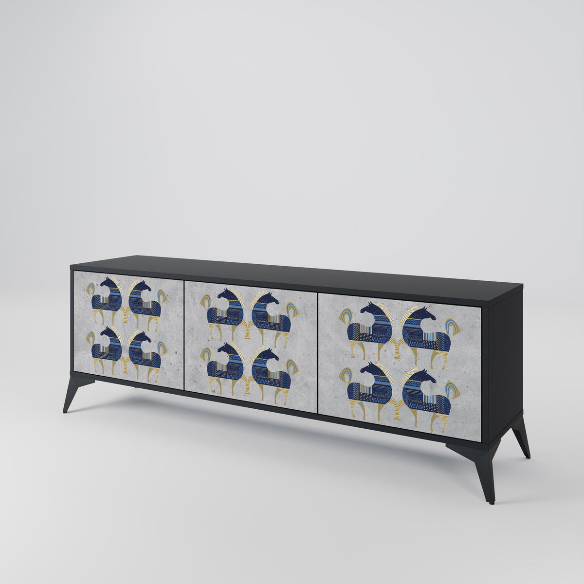 MAJESTIC STEED 3-Door TV Cabinet