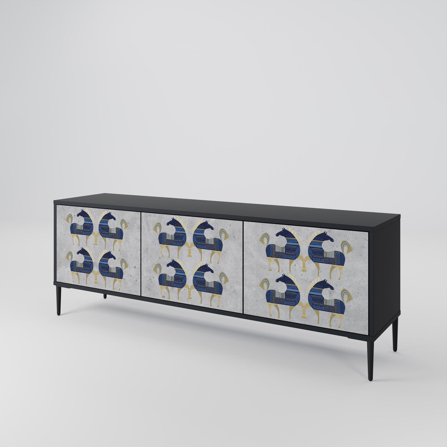 MAJESTIC STEED 3-Door TV Cabinet