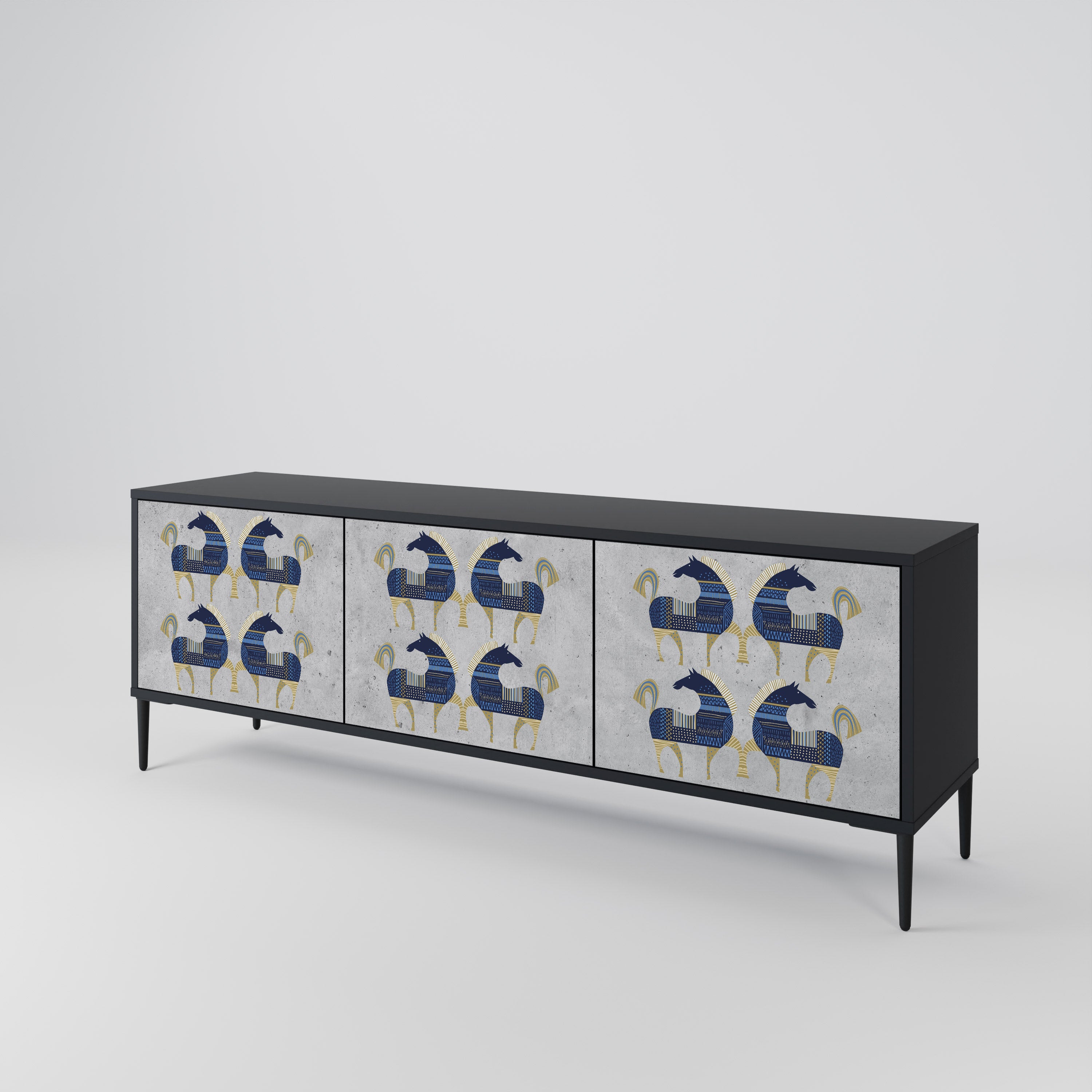 MAJESTIC STEED 3-Door TV Cabinet