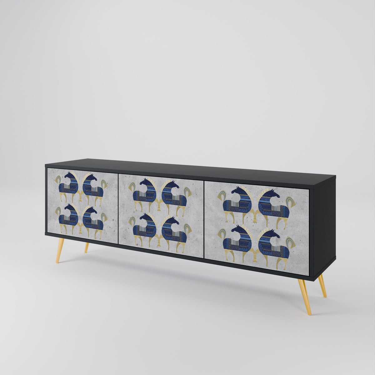 MAJESTIC STEED 3-Door TV Cabinet