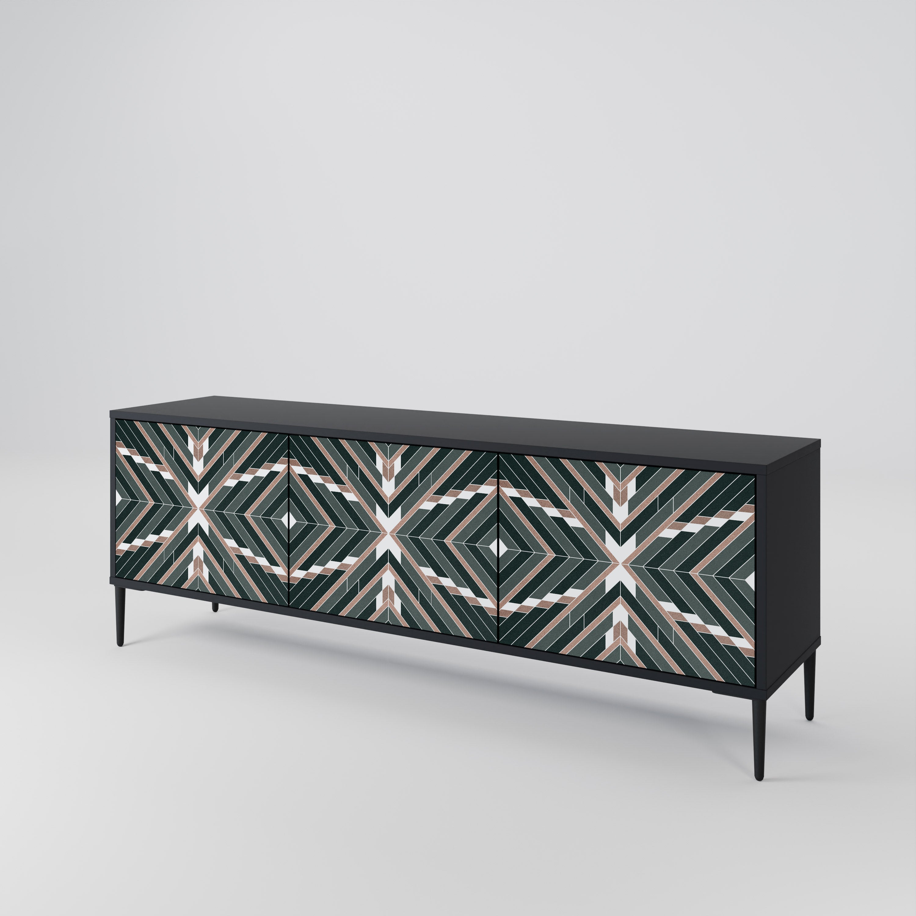 DIMENSION DELIGHTS 3-Door TV Cabinet