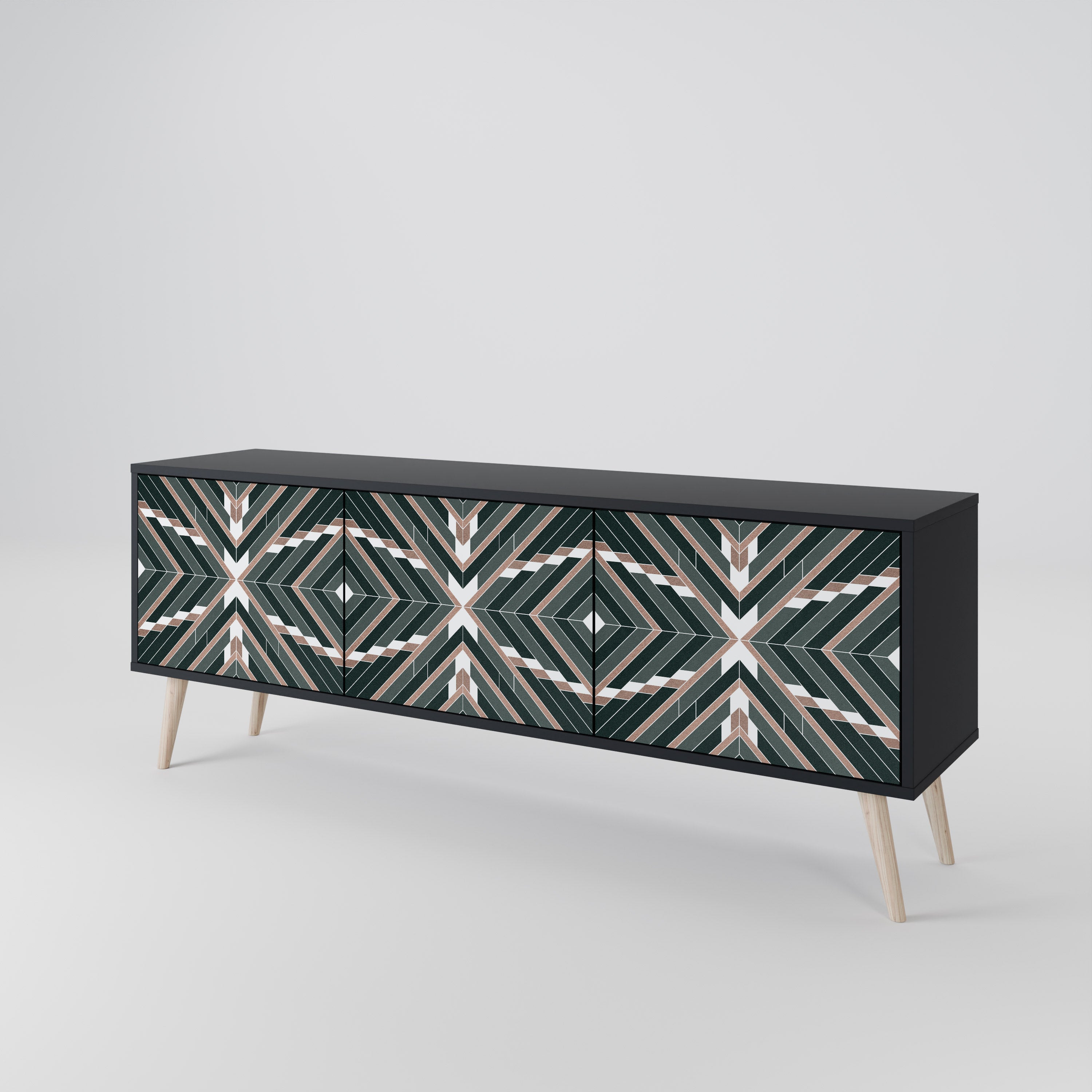 DIMENSION DELIGHTS 3-Door TV Cabinet