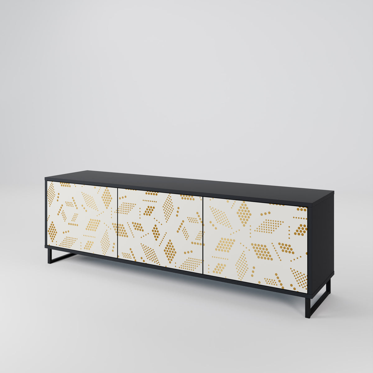 SPOTTED DAZE 3-Door TV Cabinet