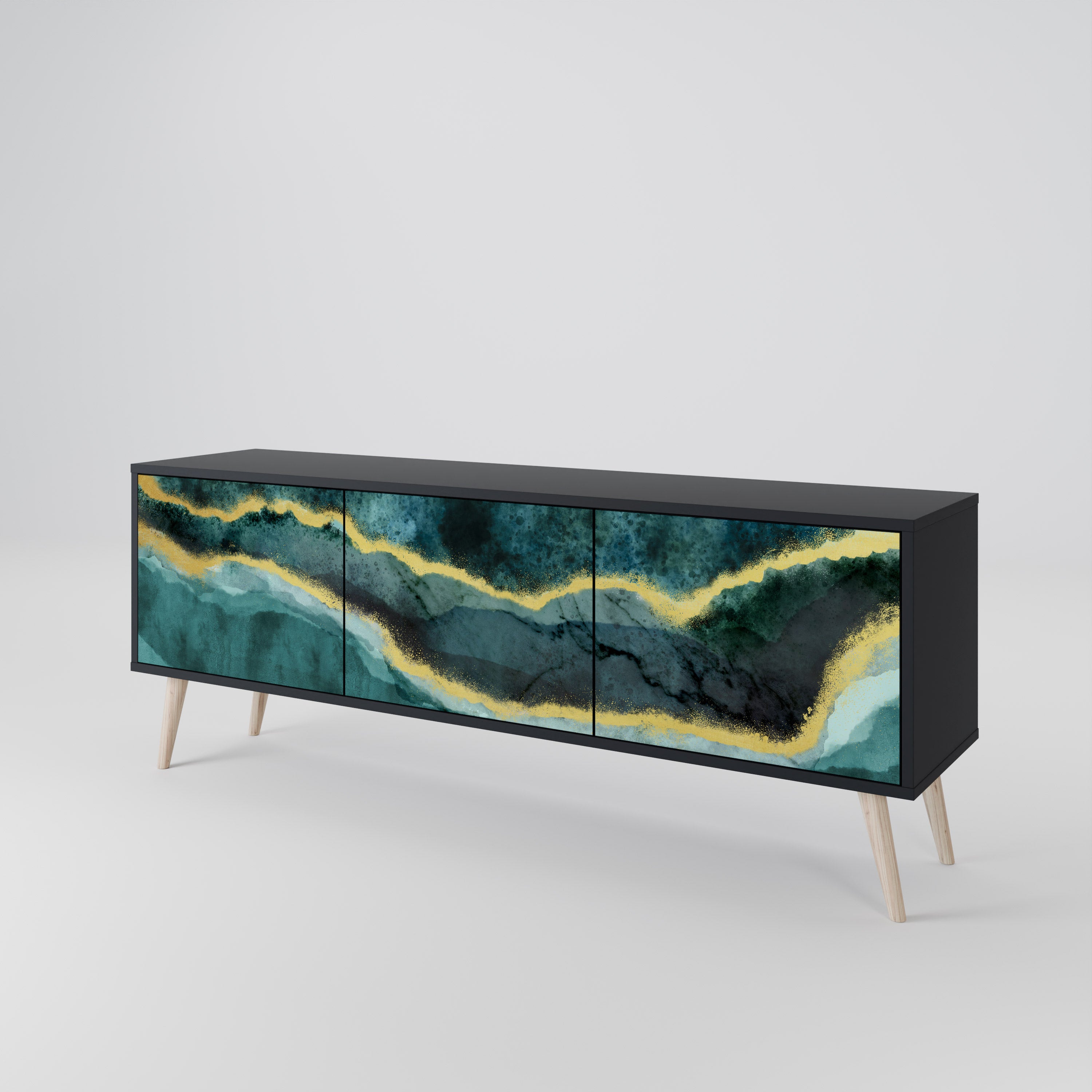 GOLDRUSH ODYSSEY 3-Door TV Cabinet