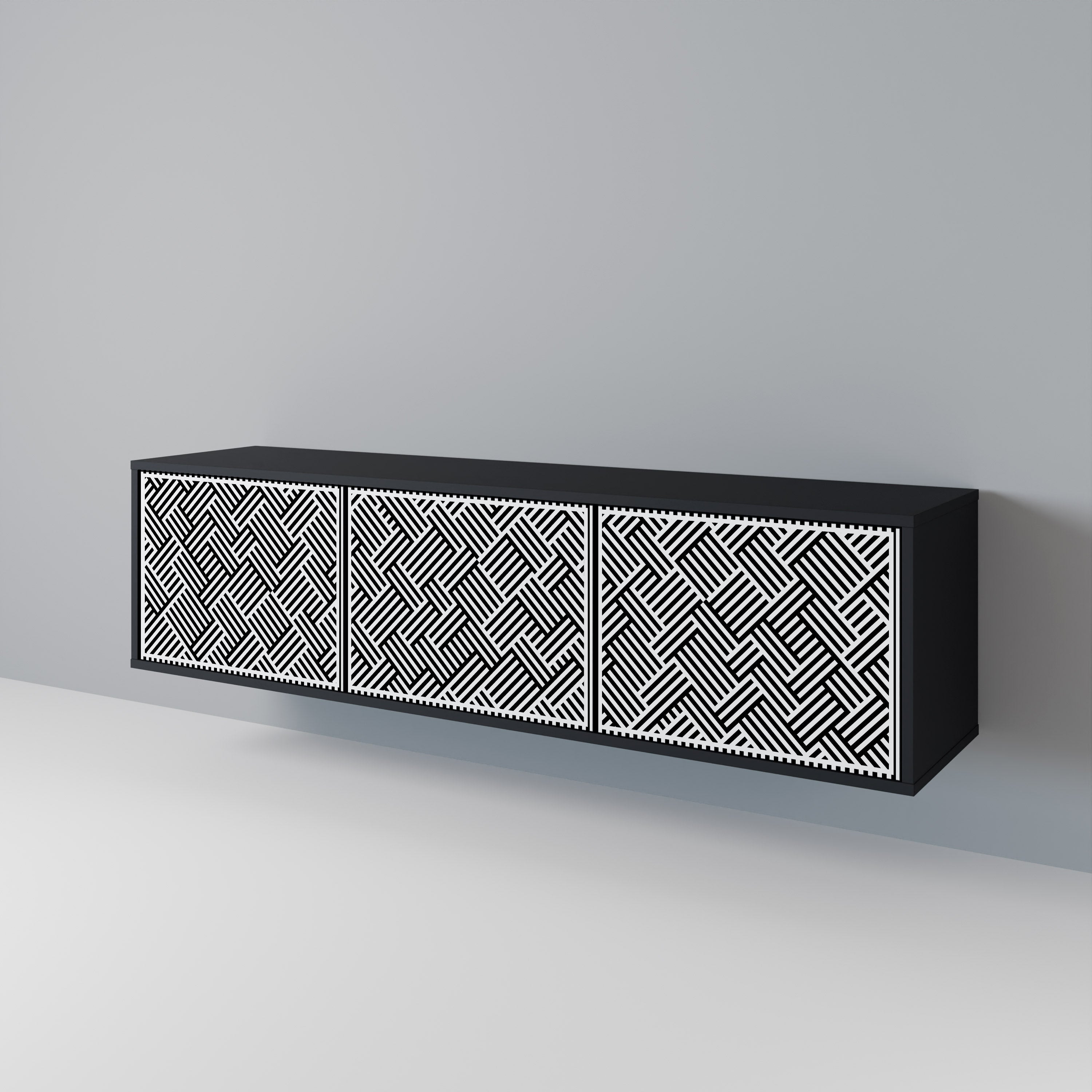 TEMPORARY SEQUENCE 3-Door TV Cabinet