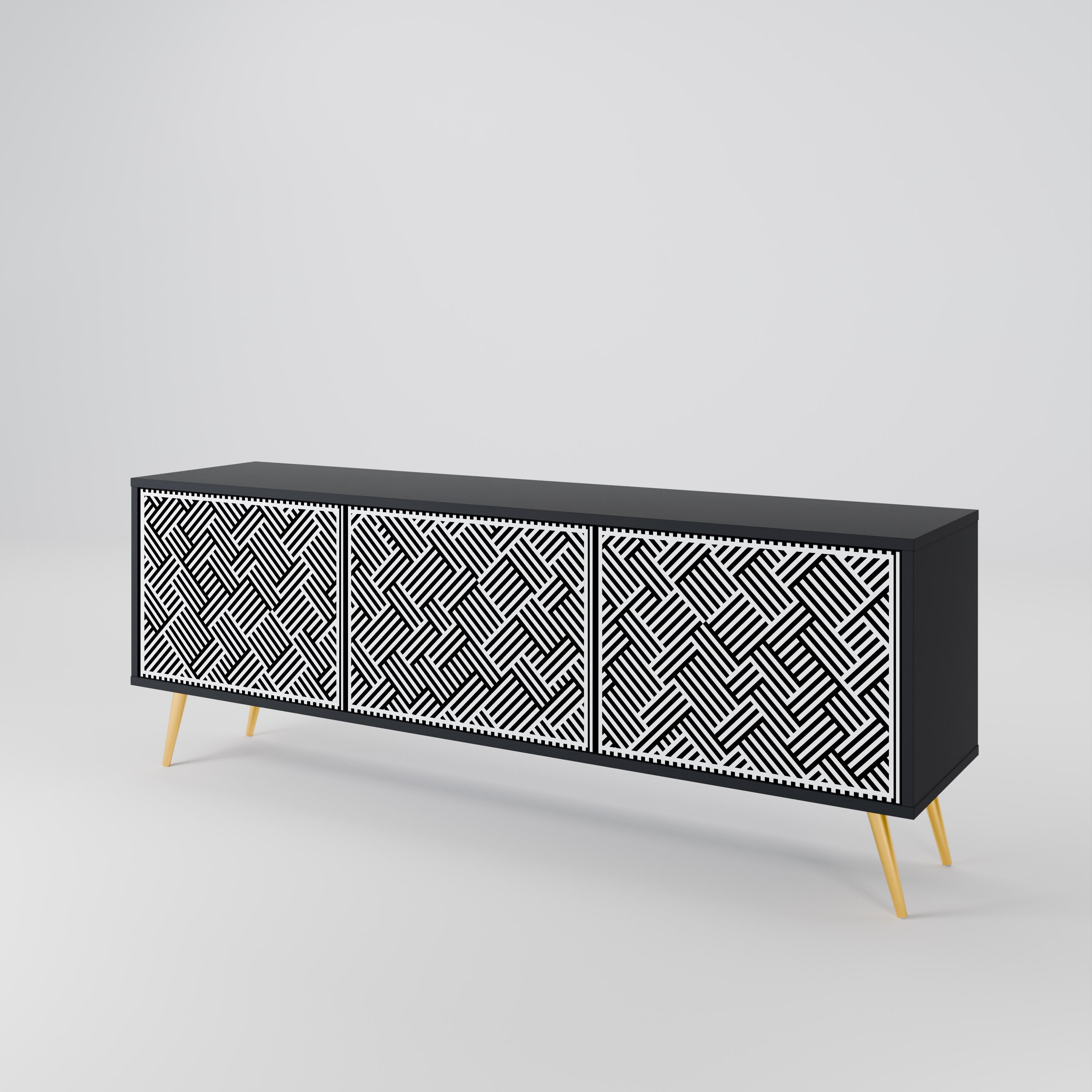 TEMPORARY SEQUENCE 3-Door TV Cabinet